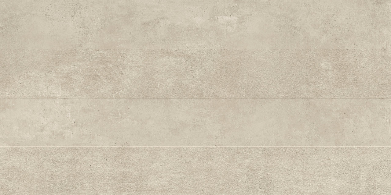 Piastrelle chiare color sabbia effetto cemento per interni ed esterni.